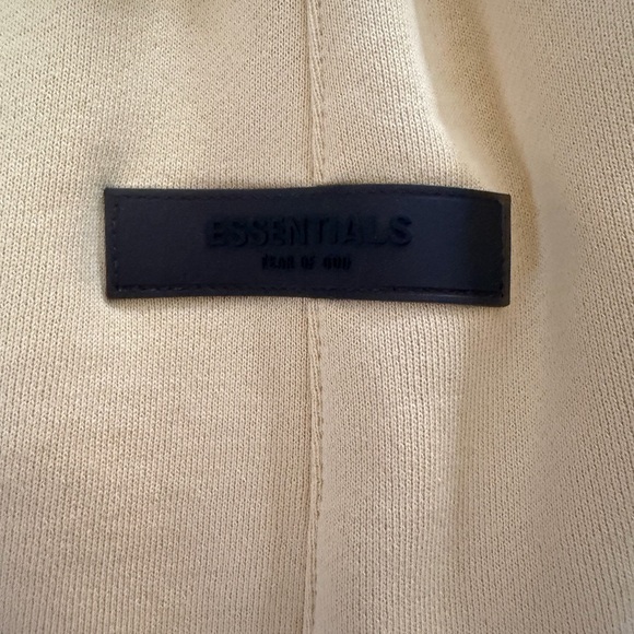 Fear of God Essentials Yellow Hoodie and Shorts Set - Picture 6 of 7